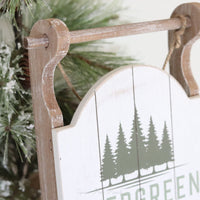Rustic Sled Sign
