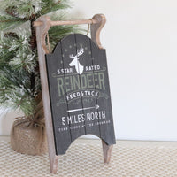 Rustic Sled Sign