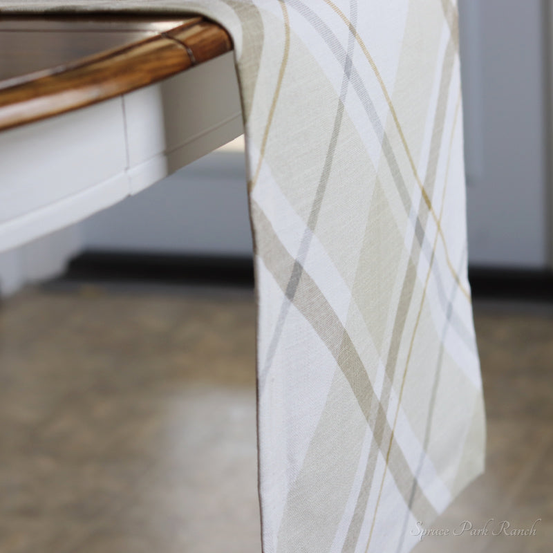 Sandy Plaid Textile Collection