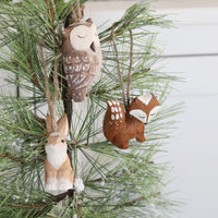 Scandi Wood Forest Small Animal Ornament