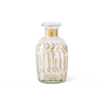 Hand Painted Gold Etched Vase