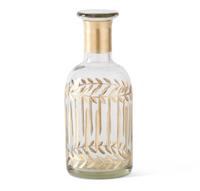 Hand Painted Gold Etched Vase