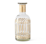 Hand Painted Gold Etched Vase