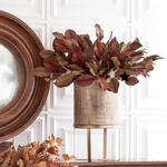 Brown Magnolia Leaf Stem 24"
