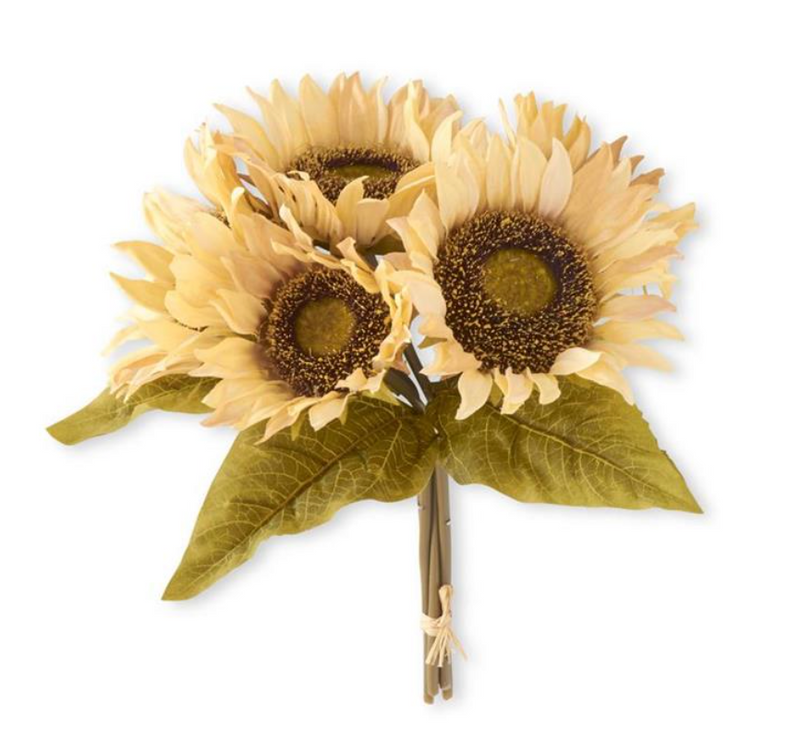Three Tone Sunflower Bundle 13"