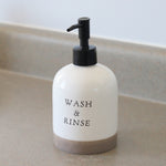 Wash and Rinse Soap Dispenser