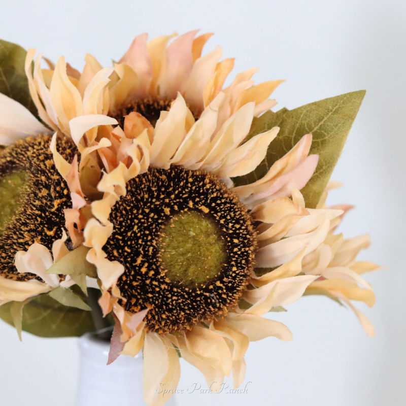 Three Tone Sunflower Bundle 13"