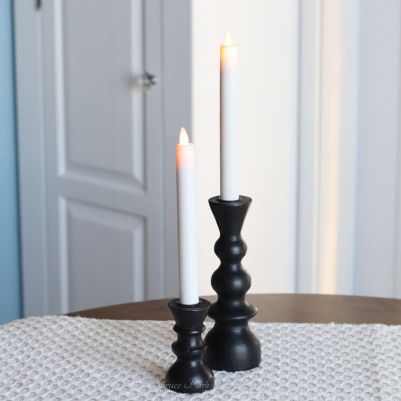 Breggo Black Taper Candle Holder