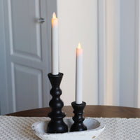 Breggo Black Taper Candle Holder