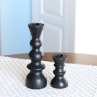 Breggo Black Taper Candle Holder