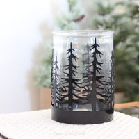 Woodland Tree Scene Candle Holder