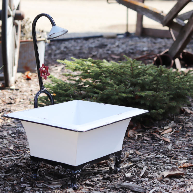 Metal Tub Planter