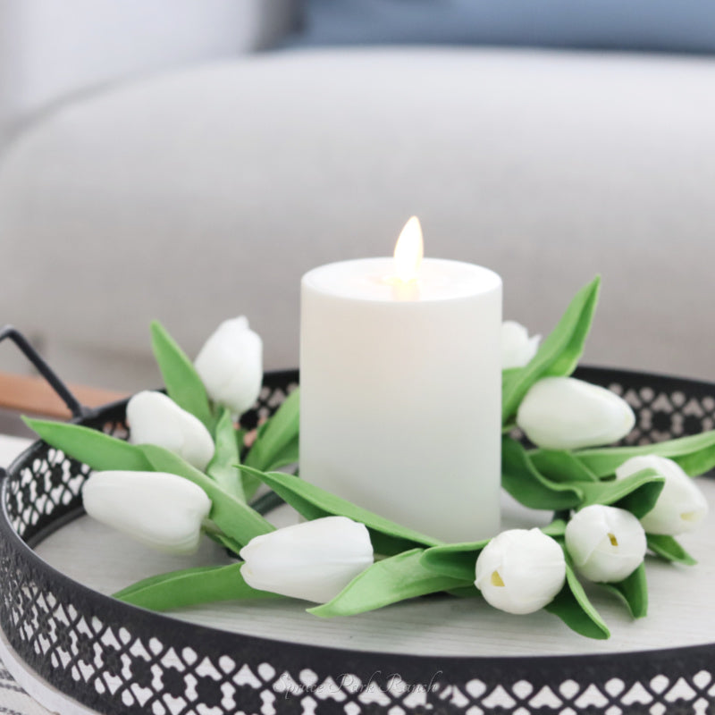 Tulip Real Touch Candle Ring