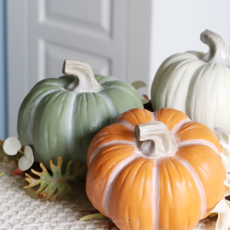 Watercolour Resin Pumpkin