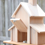 Birdhouse Church Cedar White Stain