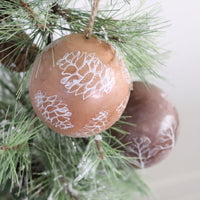 Wood Ball Scandi Ornament