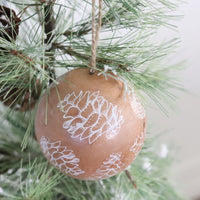 Wood Ball Scandi Ornament