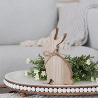 Wood Bunny Decoration
