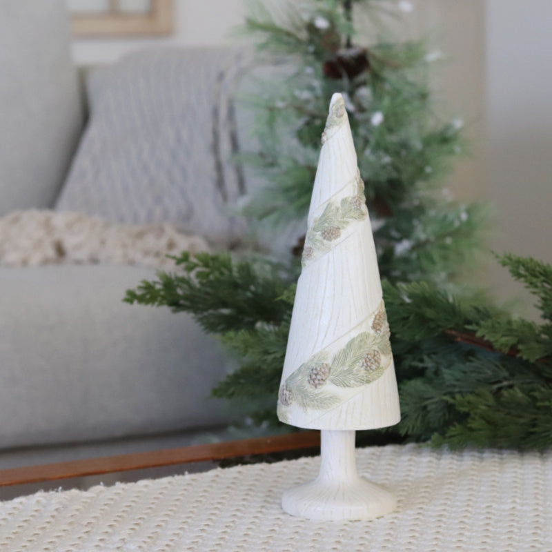 Wood Grain Resin Tree