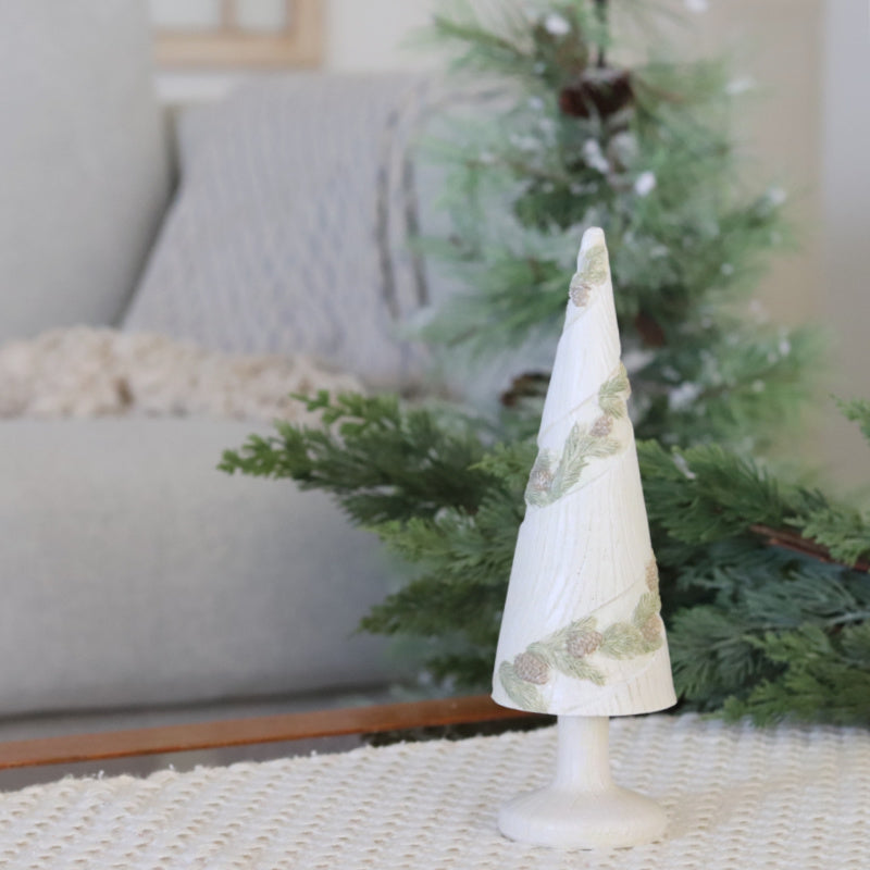 Wood Grain Resin Tree