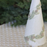 Wood Grain Resin Tree