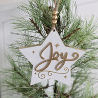 Wood Star Ornament