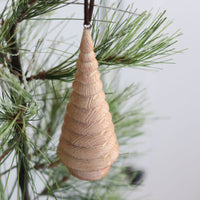 Wood Grain Resin Tree Ornament