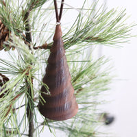 Wood Grain Resin Tree Ornament