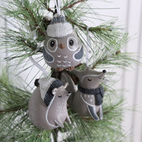 Scandi Woodland Animal Ornament
