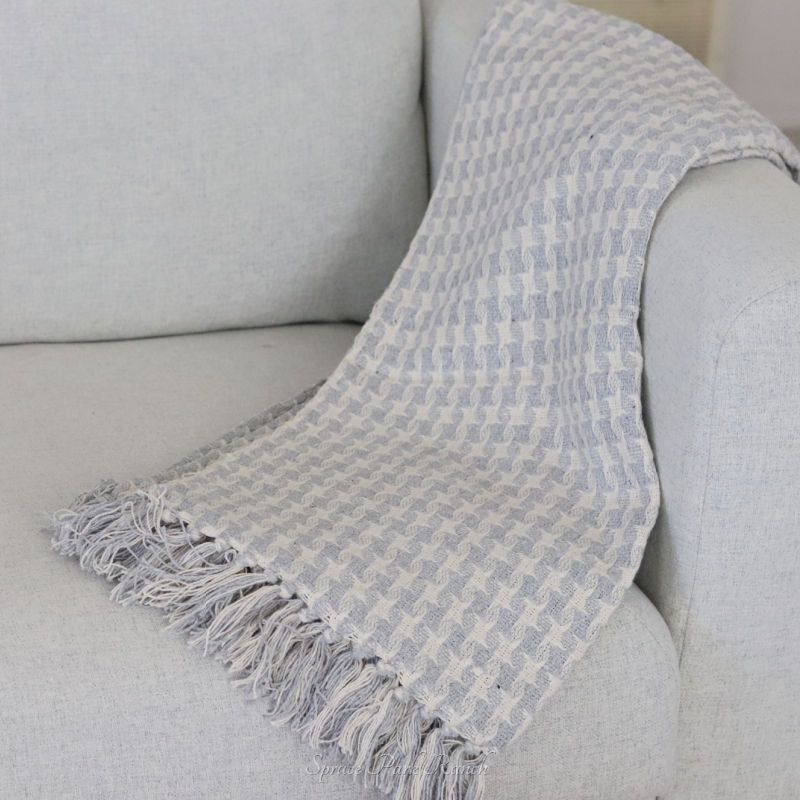 Shades of Grey Handwoven Throw
