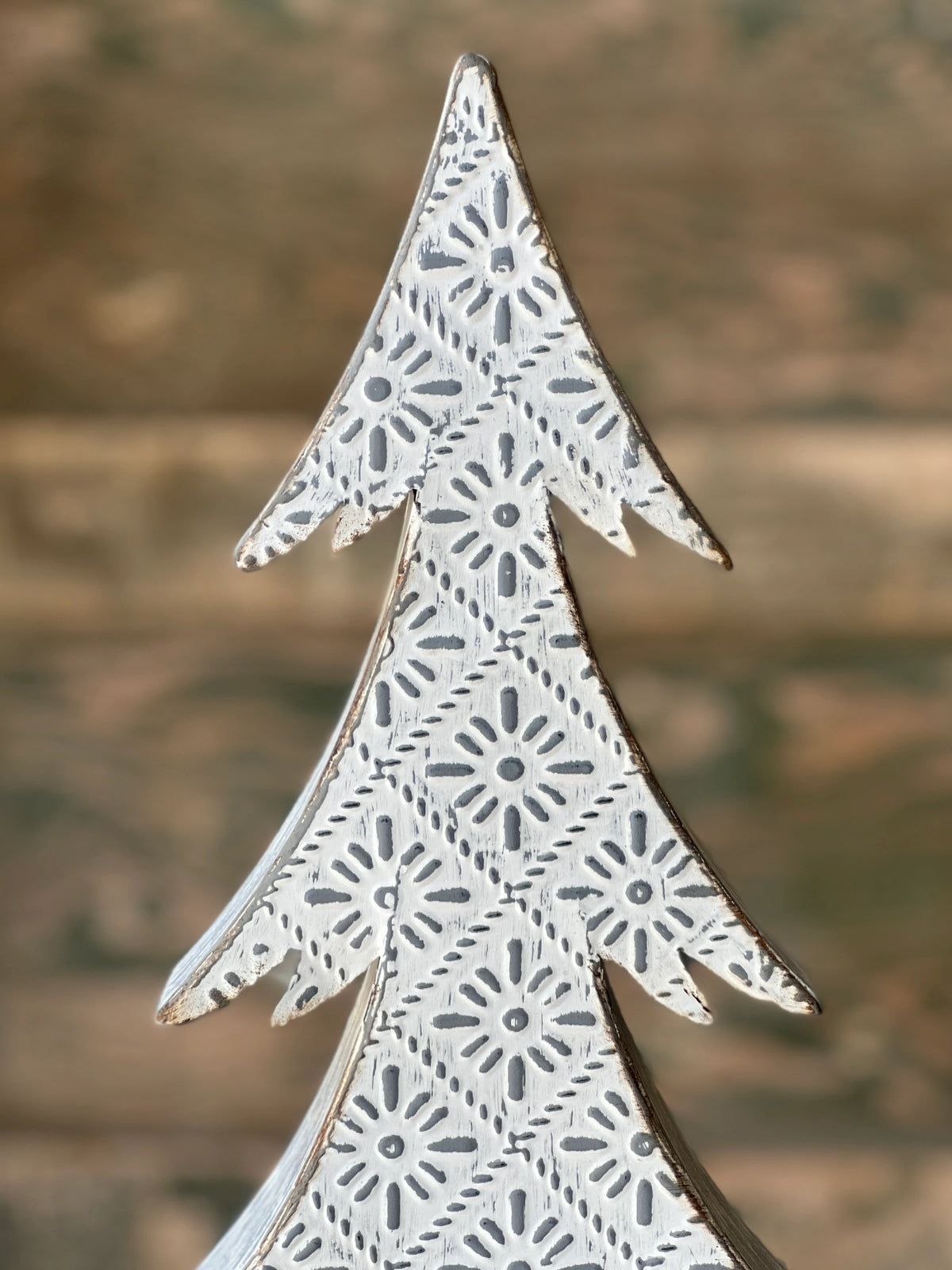 Winter Skyline Metal Tree