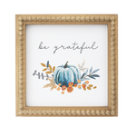 Beaded Frame Pumpkin Print