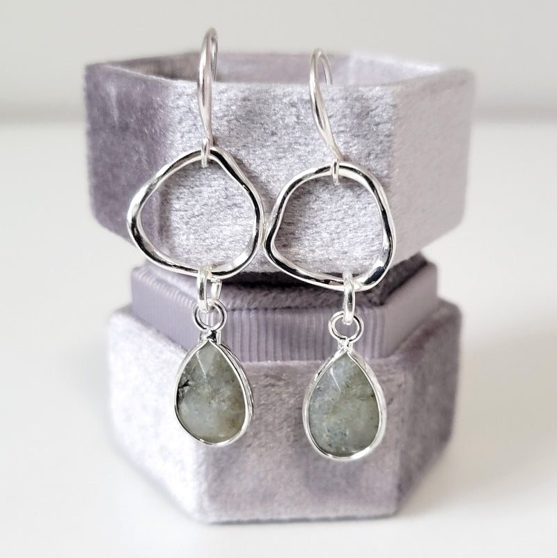Elise Labradorite Earrings
