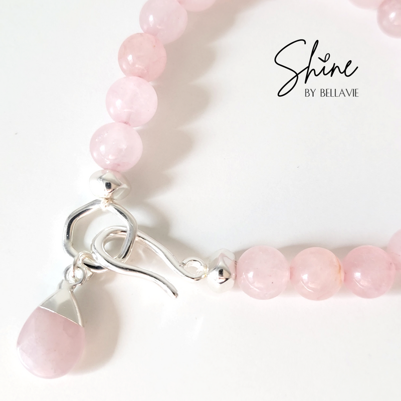Emma Rose Quartz Bracelet