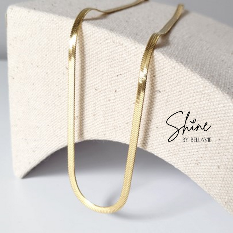 Garbo Herringbone Necklace