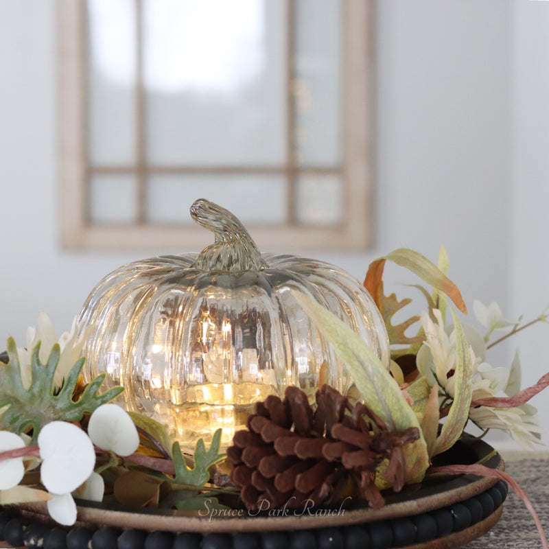 Glass Pumpkin Cloche
