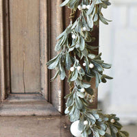 Ice Kissed Mistletoe Greenery Collection