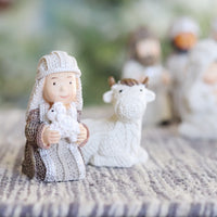 Knit Resin Nativity