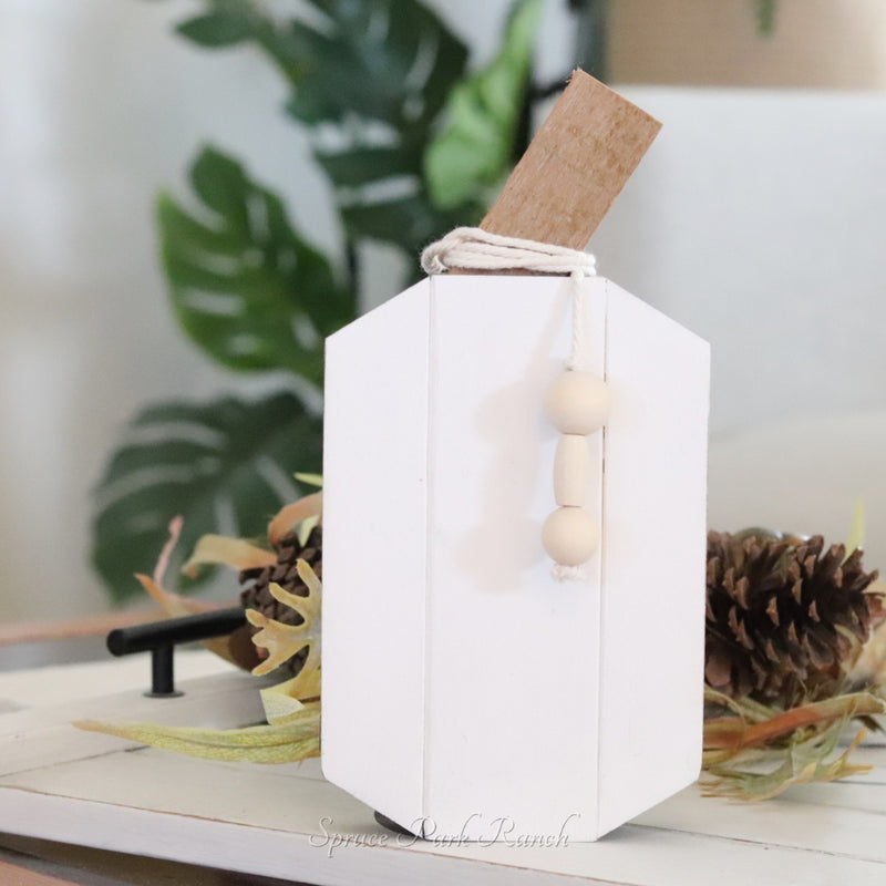 Wooden Pumpkins with Beads