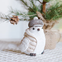 Winter Resin Bird With Vest