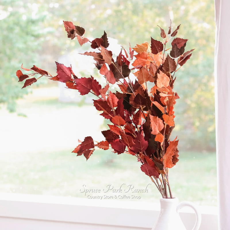Falling Leaves Spray Greenery Collection