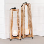 Open Air Lantern with Metal Handle