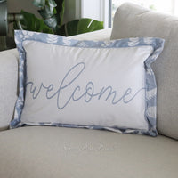Welcome Pillow Reversible