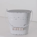 Oval Bucket White