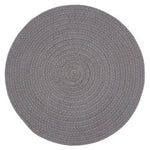 Placemat Essex Round Charcoal