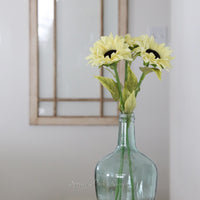 Soft Yellow Sunflower Stem Real Touch 21"