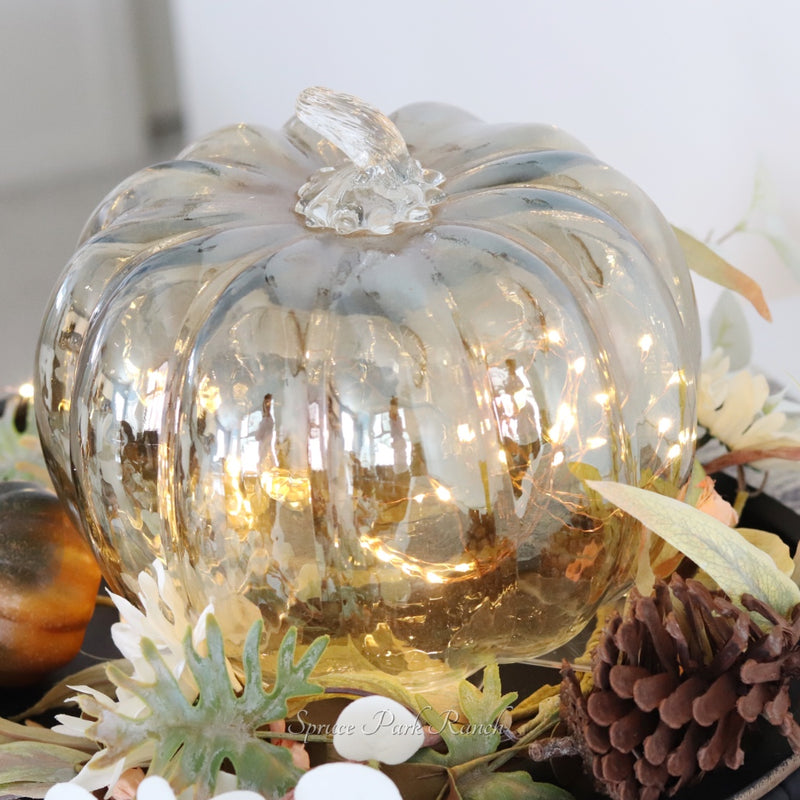 Glass Pumpkin Cloche