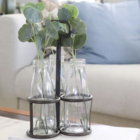 Three Jar Bud Vase Caddy