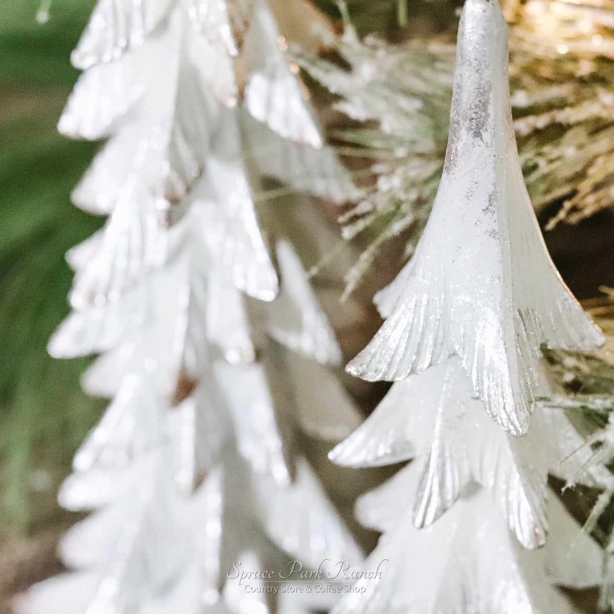 White Shimmer Tall Tree
