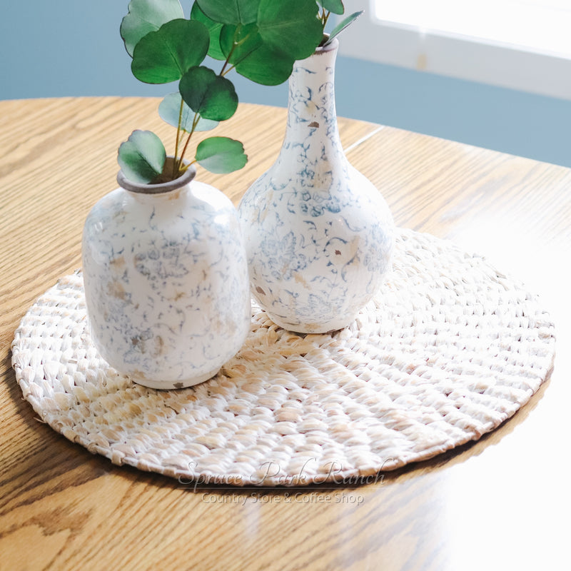 Braided Hyacinth Placemat White